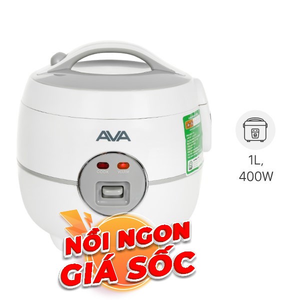 Nồi cơm nắp gài AVA 1 lít JRC-100P
